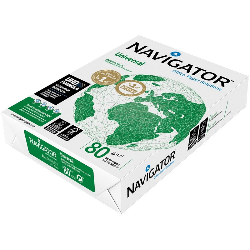 превью Бумага для офисной техники Navigator Universal А4 (80 г/кв.м, белизна 169% CIE, 500 листов)
