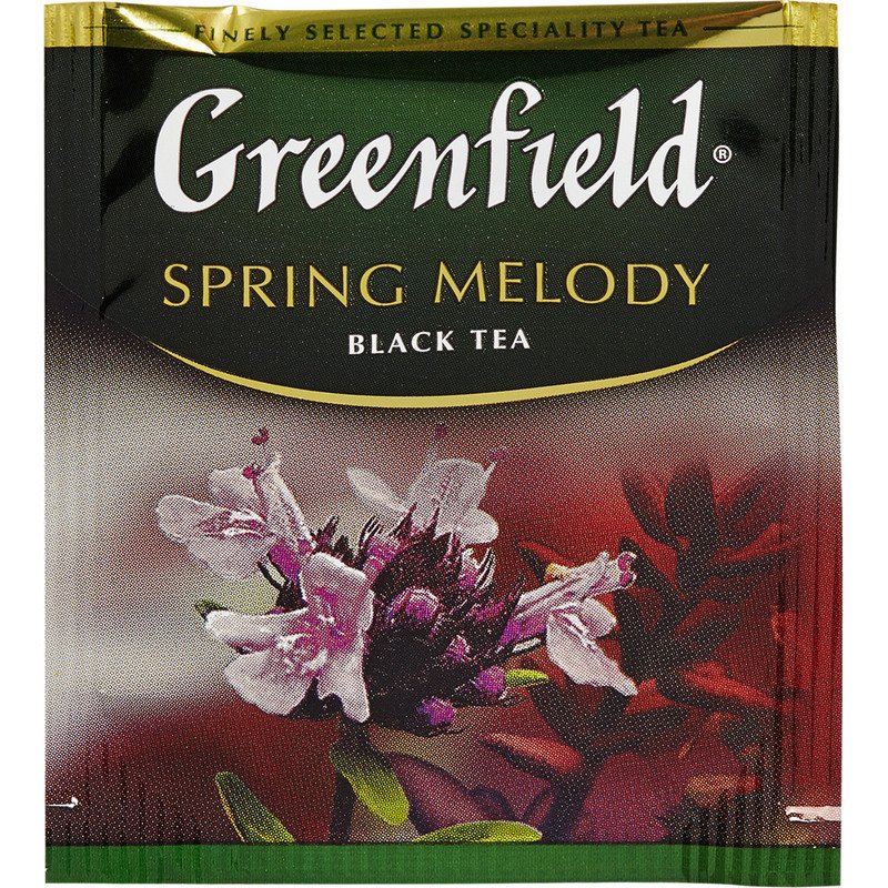 Чай Greenfield Spring Melody (черный с чабрецом, 25пак/уп)