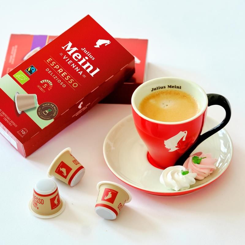 Кофе в капсулах для кофемашин Julius Meinl Espresso Delizioso (10 штук в упаковке)