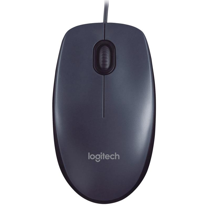 Мышь компьютерная Logitech M90 Black/Grey USB (910-001794/910-001793)