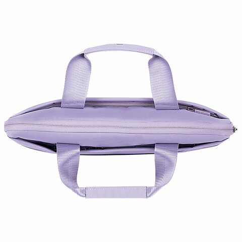 Сумка портфель HEIKKI ULTRA (ХЕЙКИ) с отделением для ноутбука 15.6", Lavender, лавандовая, 28×39х3 см