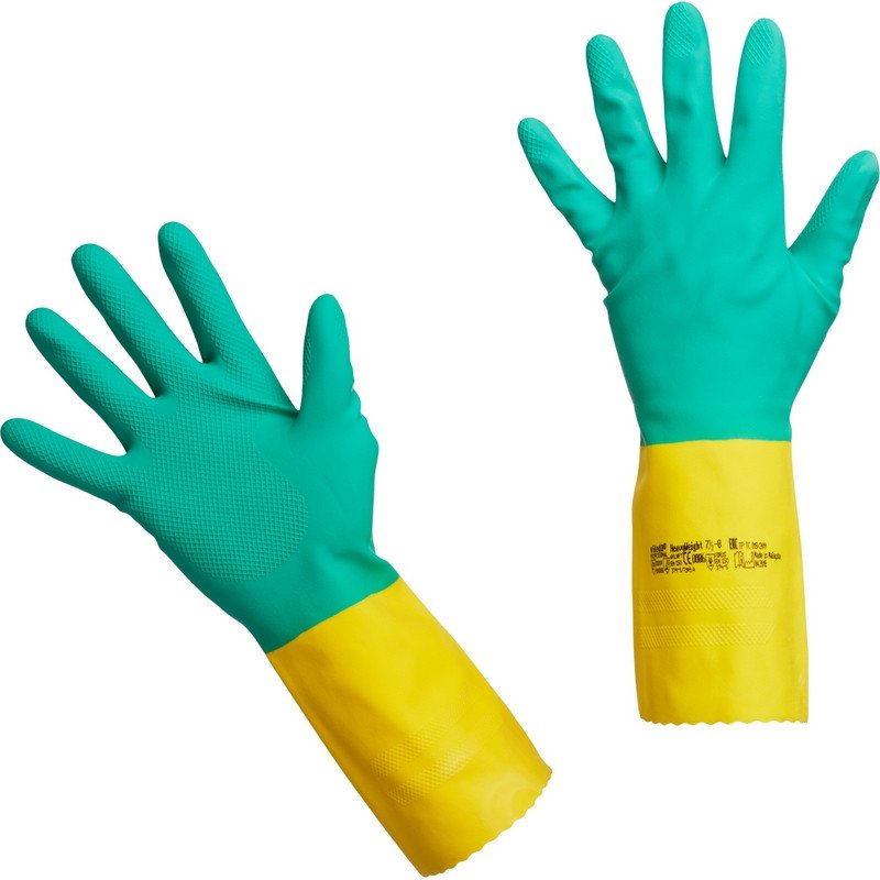 Перчатки латексные Vileda Professional (повышенной прочности, размер 7, S, артикул производителя 120267)