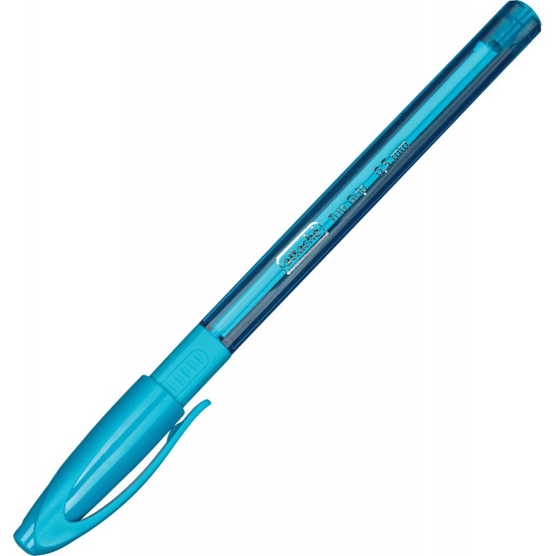Ручка шариковая неавтоматическая масляная Attache Glide Trio Grip синяя (толщина линии 0.5 мм)