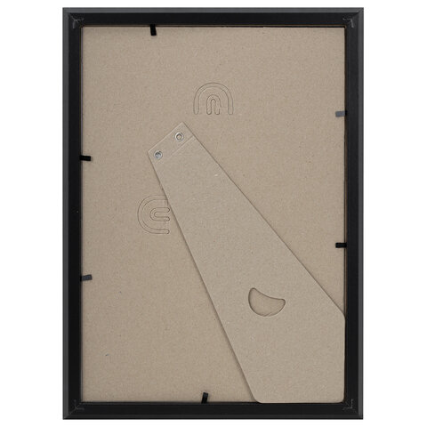 Рамка 21×30 см небьющаяся, аналог IKEA, багет 21 мм, МДФ, BRAUBERG «Idea», черная