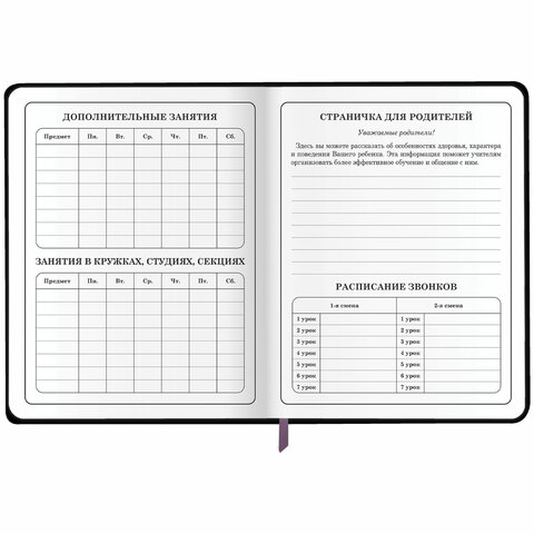 Дневник 1-4 класс 48 л., кожзам (гибкая), печать, фольга, ЮНЛАНДИЯ, «Котик»