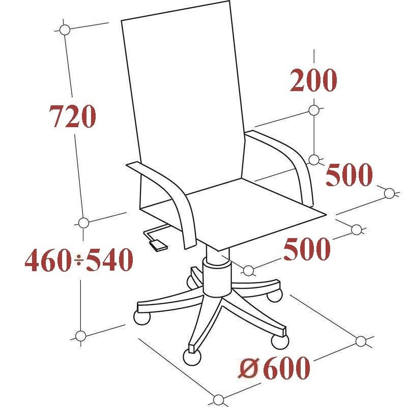 Кресло для руководителя Easy Chair 589 TC черное/серое (сетка/ткань/хромированный металл)
