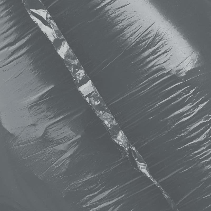 Мешки для мусора на 180 л серые (ПВД, 80 мкм, 5 штук в рулоне, 90×110 см)