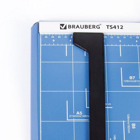 Резак сабельный TS412 SABER, на 12 л., длина реза 300 мм, металлическая основа, A4, BRAUBERG