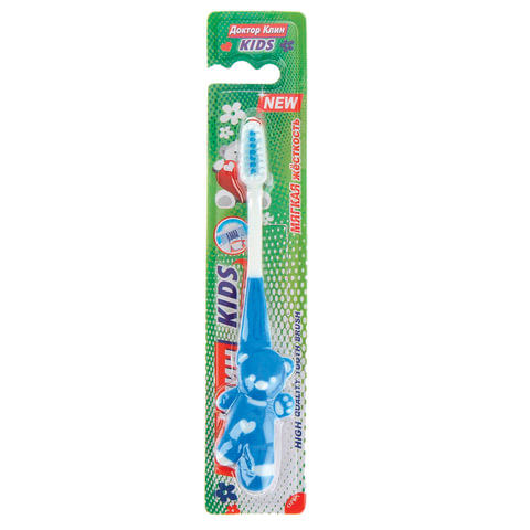 превью Зубная щетка детская DR. CLEAN «Kids» (Доктор Клин, Кидс), для 2-4 лет, мягкая