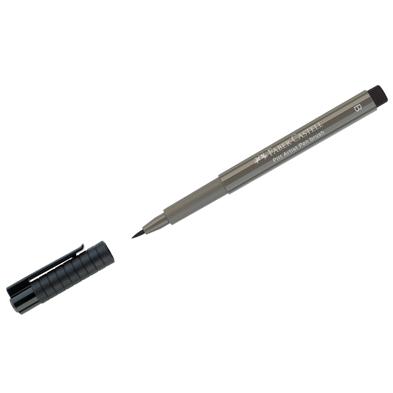 превью Ручка капиллярная Faber-Castell «Pitt Artist Pen Brush» цвет 273 теплый серый IV, кистевая