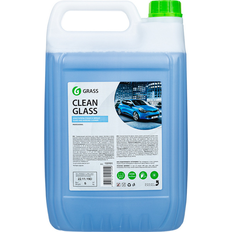 превью Профессиональное средство для стекол Grass Clean Glass 5 л (артикул производителя 133101)