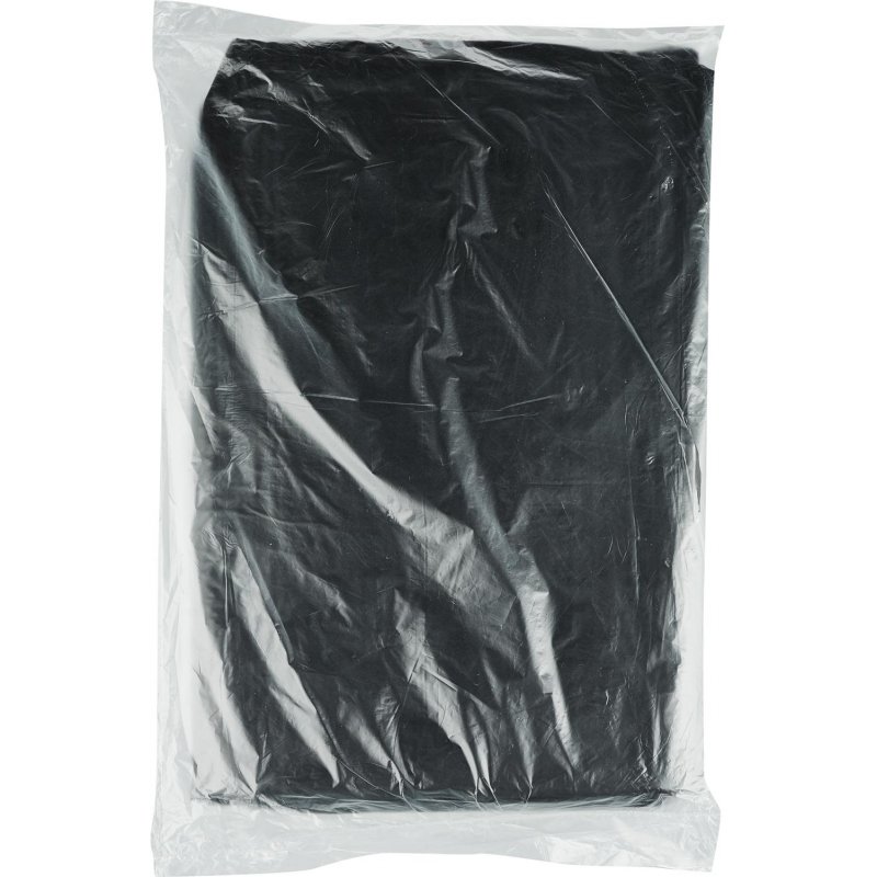 Мешки для мусора на 120 л Стандарт черные (ПВД, 25 мкм, в пачке 50 шт, 70×110 см)