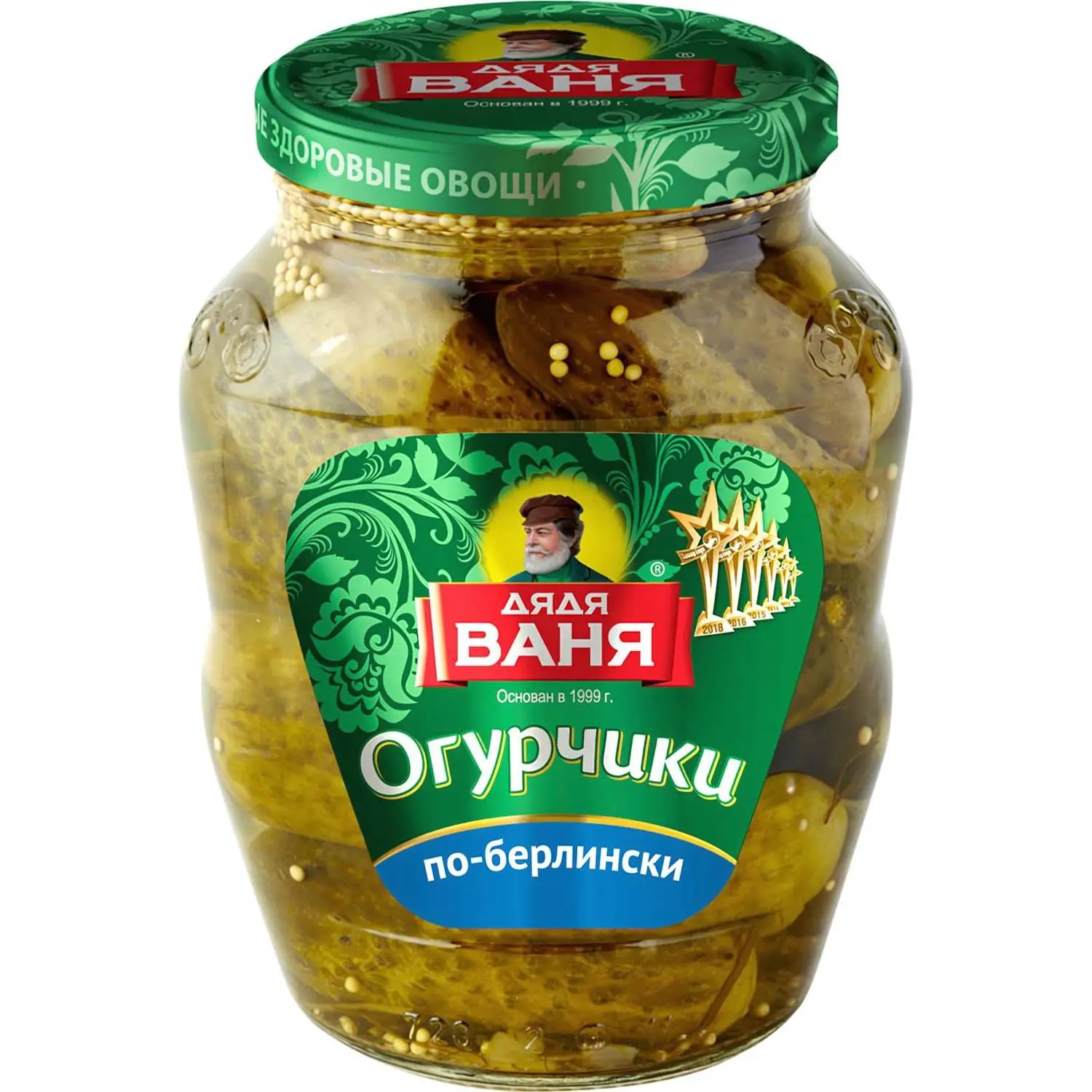 превью Огурцы Дядя Ваня По-Берлински маринованные 680 г
