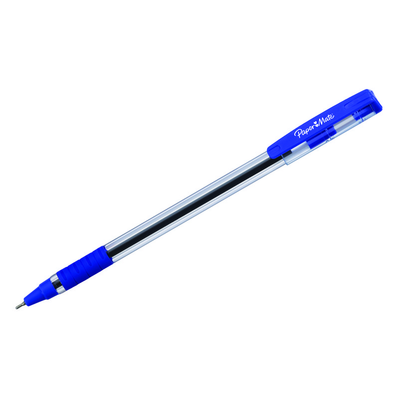 Ручка шариковая Paper Mate «Brite», синяя 0.7мм, грип