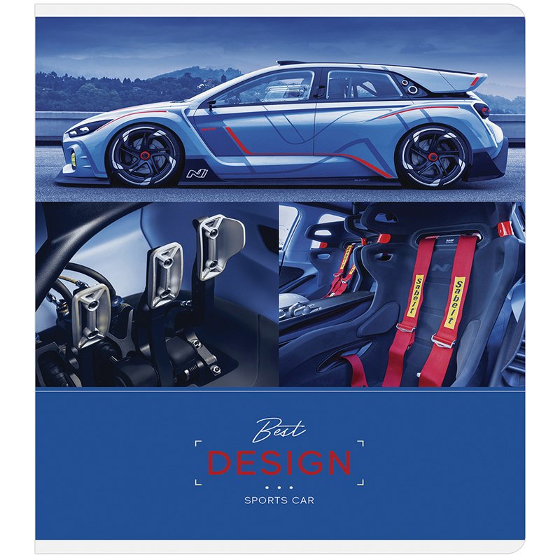Тетрадь 48л., А5, линия ArtSpace «Авто. Interior car»