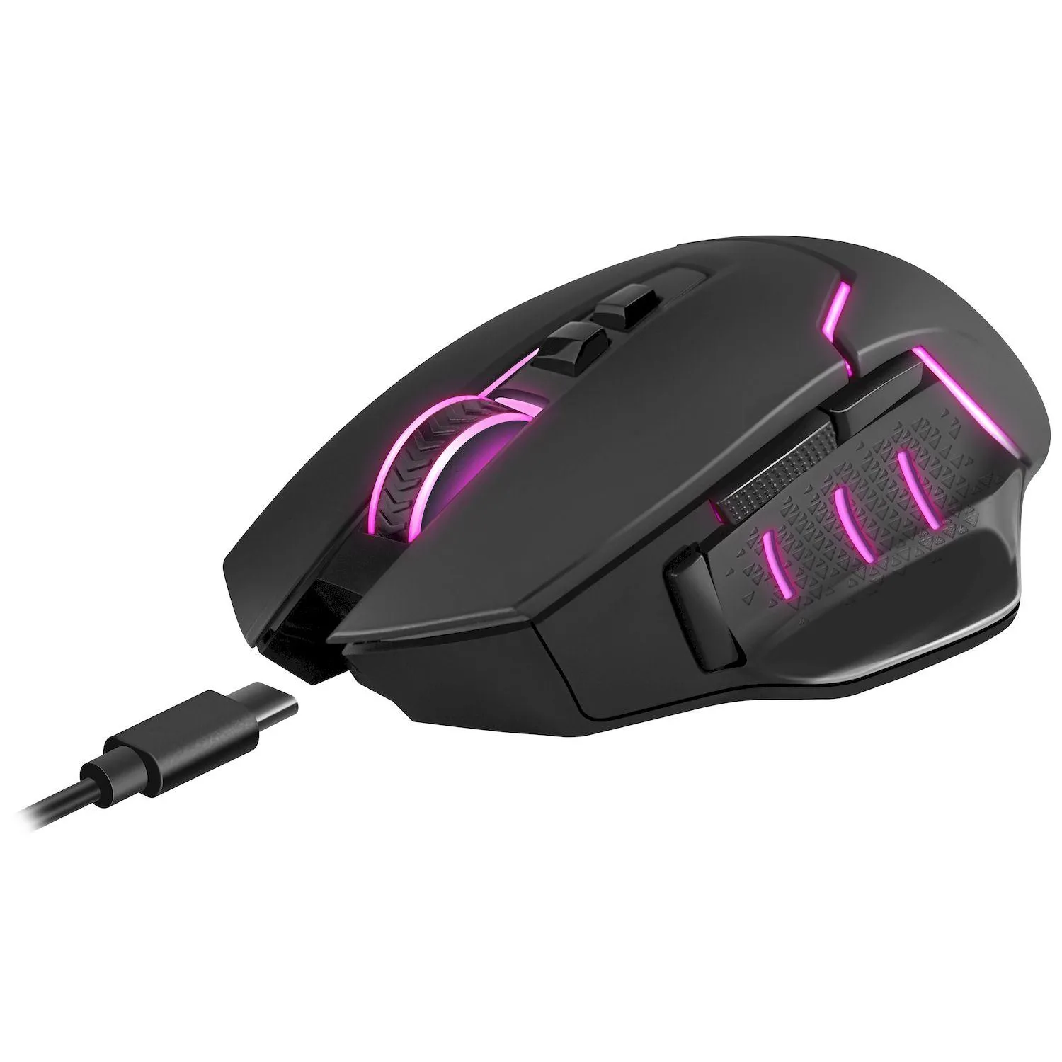 превью Мышь компьютерная Redragon Mirage Pro (71432)игр. черн, RGB,7кн,2.4G,8000dpi