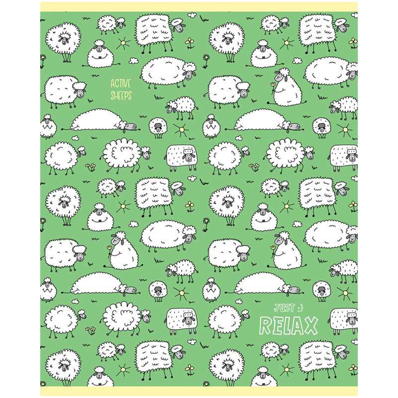 Тетрадь 48л., А5, линия ArtSpace «Рисунки. Funny sheep», суперэконом