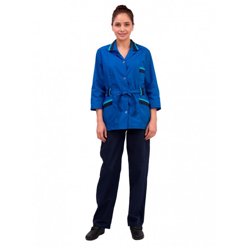 Костюм женский у04-КБР васильковый/синий (размер 48-50, рост 158-164)