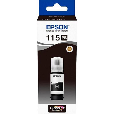 Чернила Epson 115 PB C13T07D14A фото черные оригинальные