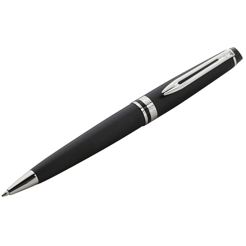 превью Ручка шариковая Waterman «Expert Matte Black PT» синяя, 1.0мм, подарочная упаковка