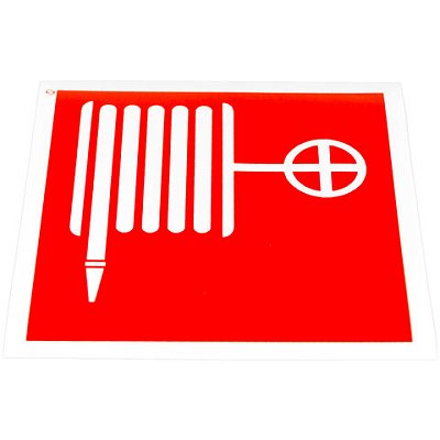 Знак пожарной безопасности «Пожарный кран», КОМПЛЕКТ 10 штук, 100×100 мм, пленка