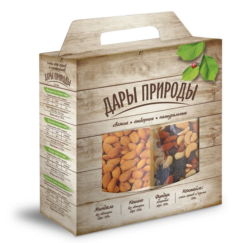превью Смесь орехов и сухофруктов Дары природы 600 г