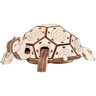 Конструктор деревянный ТРИ СОВЫ «Морская черепашка». 11×8×4.5см, 76 деталей, пакет с еврослотом