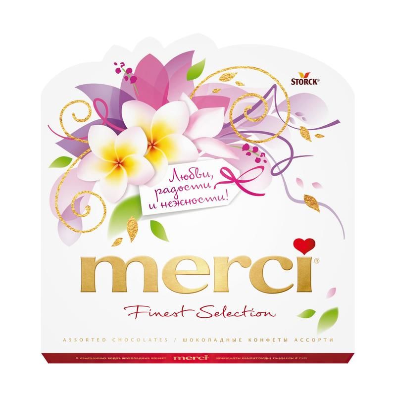 превью Шоколадные конфеты Merci Весна ассорти 200 г