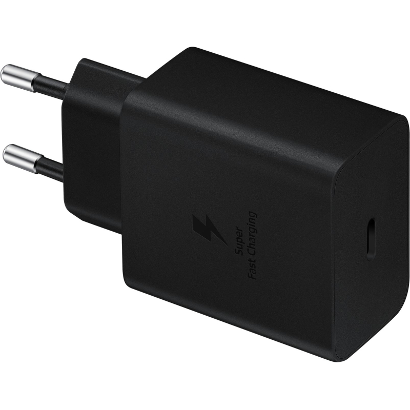 Зарядное устройство сетевое, 45Вт, USB-C+каб, Samsung, чер, EP-T4510XBEGRU