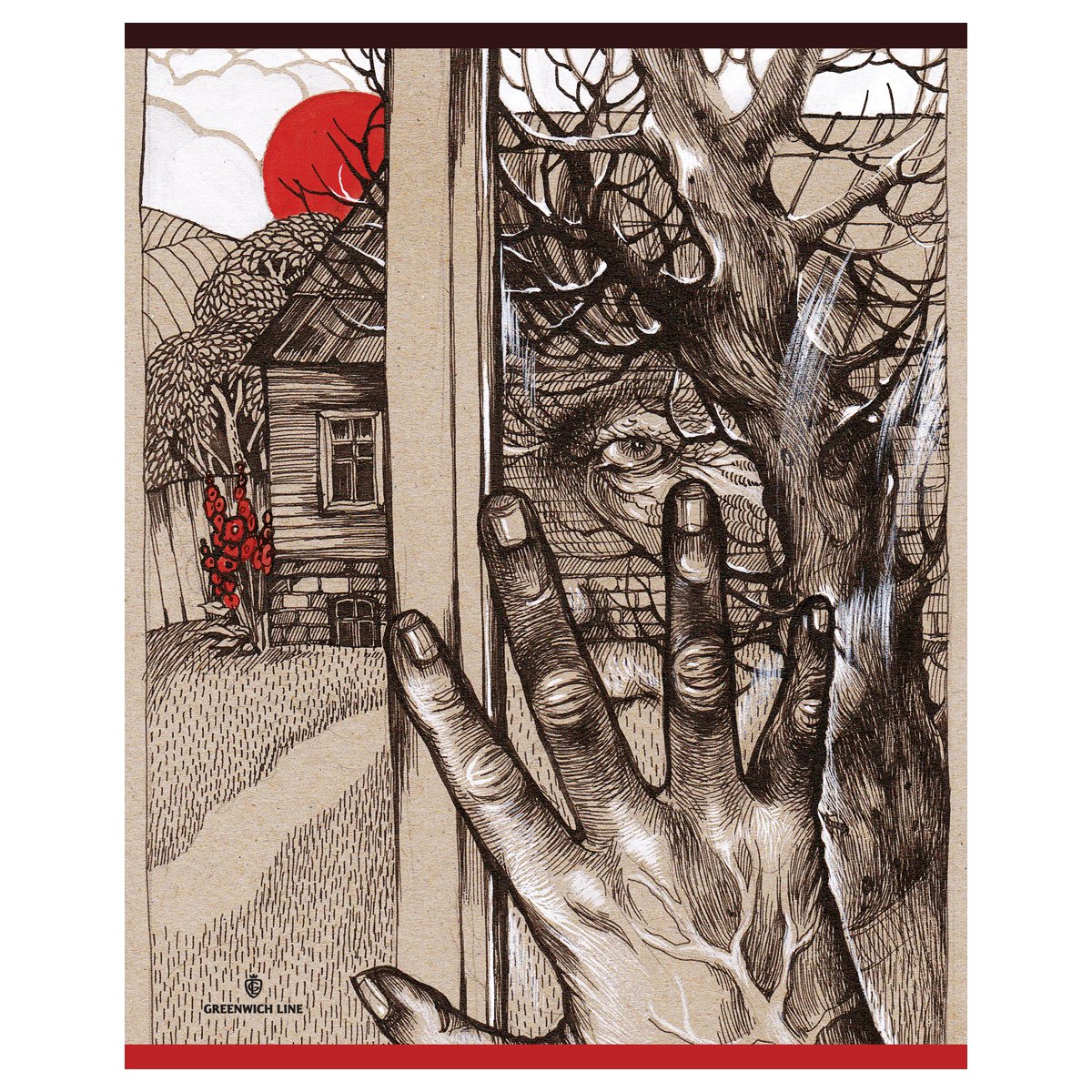 Тетрадь 48л., А5, клетка Greenwich Line «Graphic drawing», матовая ламинация, 70г/м2