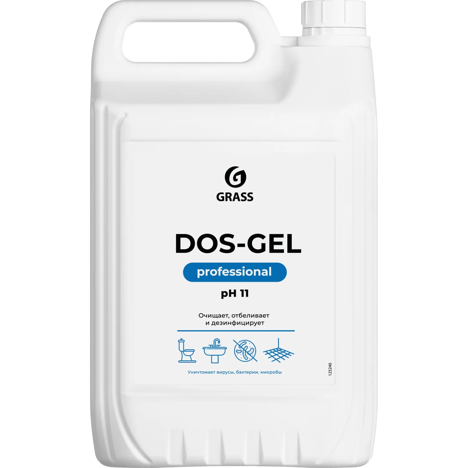превью Средство для сантехники чистящее Grass Dos-Gel 5.3 кг гель с хлором