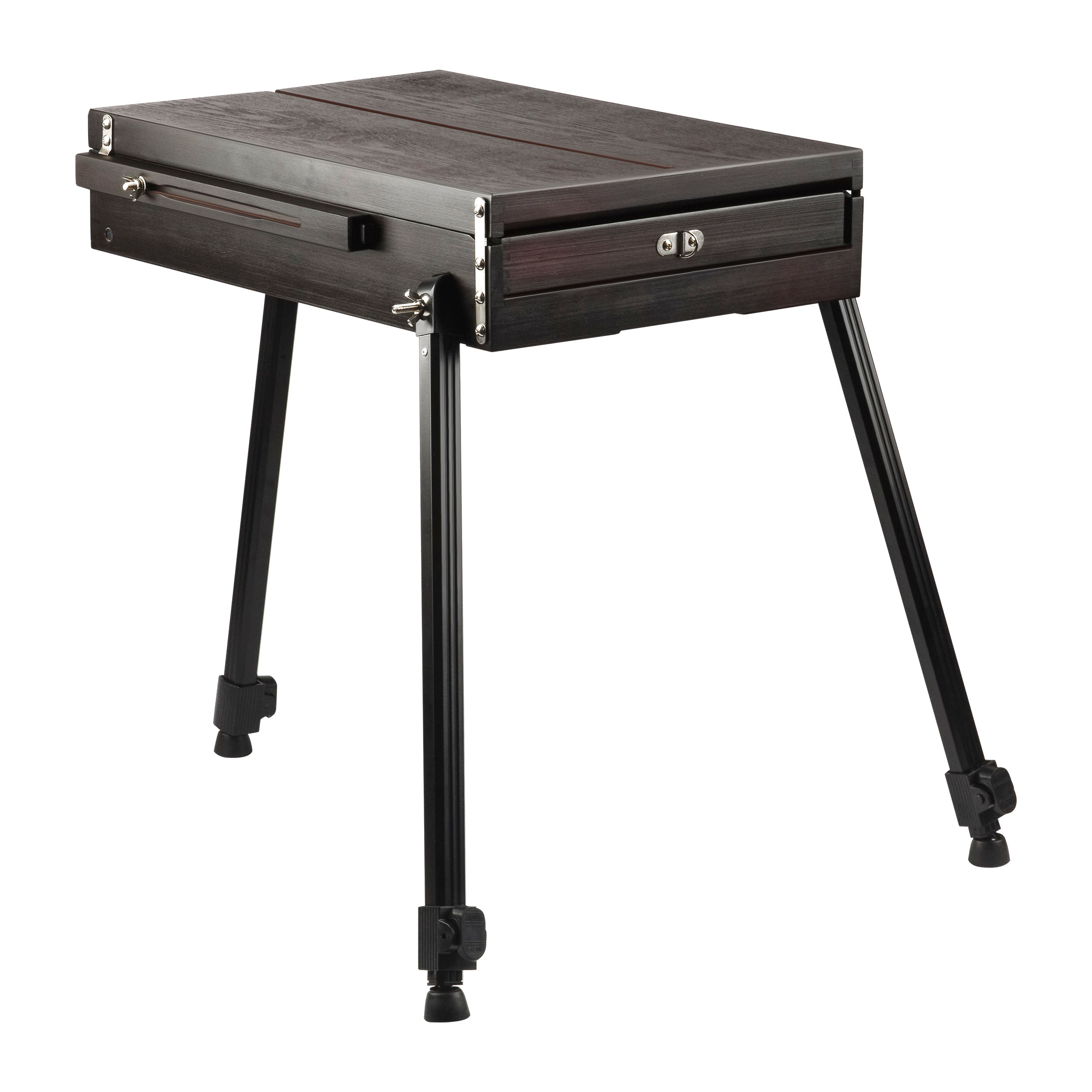 Этюдник напольный с ремнем и палитрой Гамма «Студия», 78×92×180см, сосна, коричневый