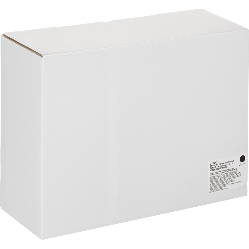 Картридж лазерный Retech Q7551X чер. для HP LJ P3005/M3027/M3035
