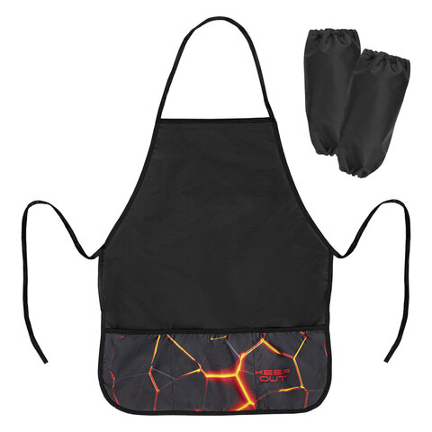 превью Фартук с нарукавниками BRAUBERG45×54 см3 кармана«Keep out»271050