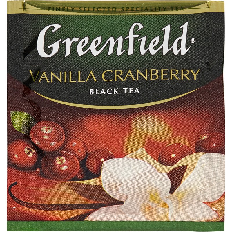 Чай Greenfield Vanilla Cranberry черный 25 пакетиков арт. 102918 ...