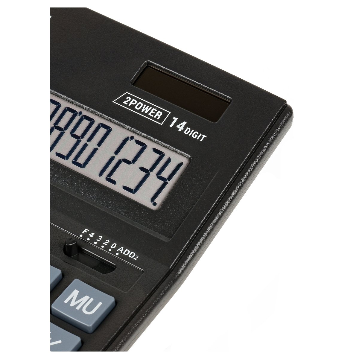 Калькулятор настольный Eleven Business Line CDB1401-BK, 14 разрядов, двойное питание, 155×205×35мм, черный