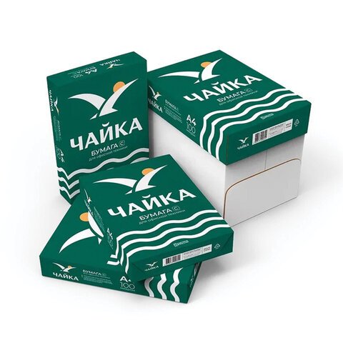 Бумага офисная А480 г/м2500 л. марка СЧАЙКАРоссия146% (CIE)