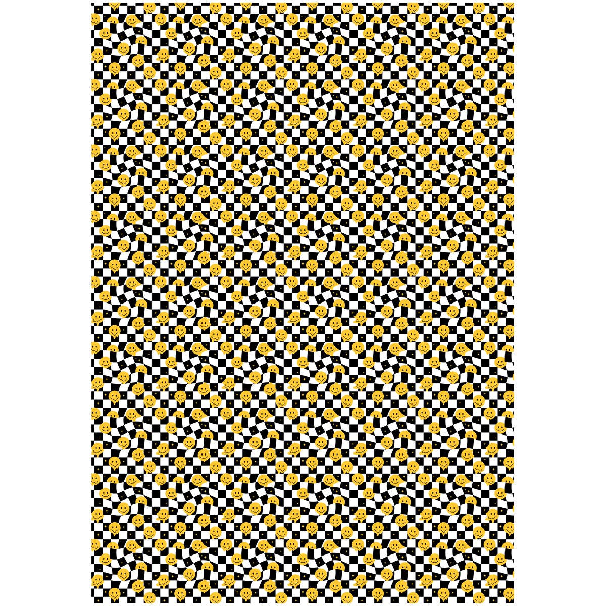 Упаковочная бумага глянц. 70×100см, MESHU «Настроение смайла», 80г/м2