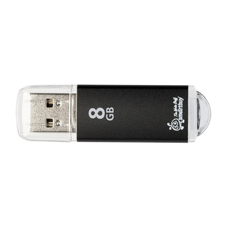Флеш-память SmartBuy V-Cut 8Gb USB2.0 черная