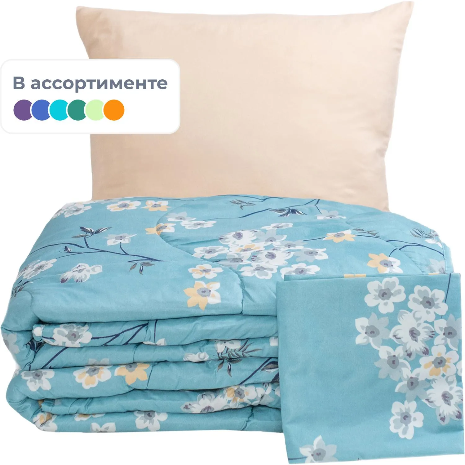 превью Набор спальный Зима-лето, сем; одеяла, простыня, наволочки