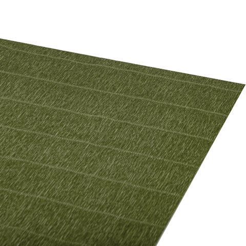 Бумага гофрированная (ИТАЛИЯ) 180 г/м2, оливковая (17a8), 50×250 см, BRAUBERG FLORE