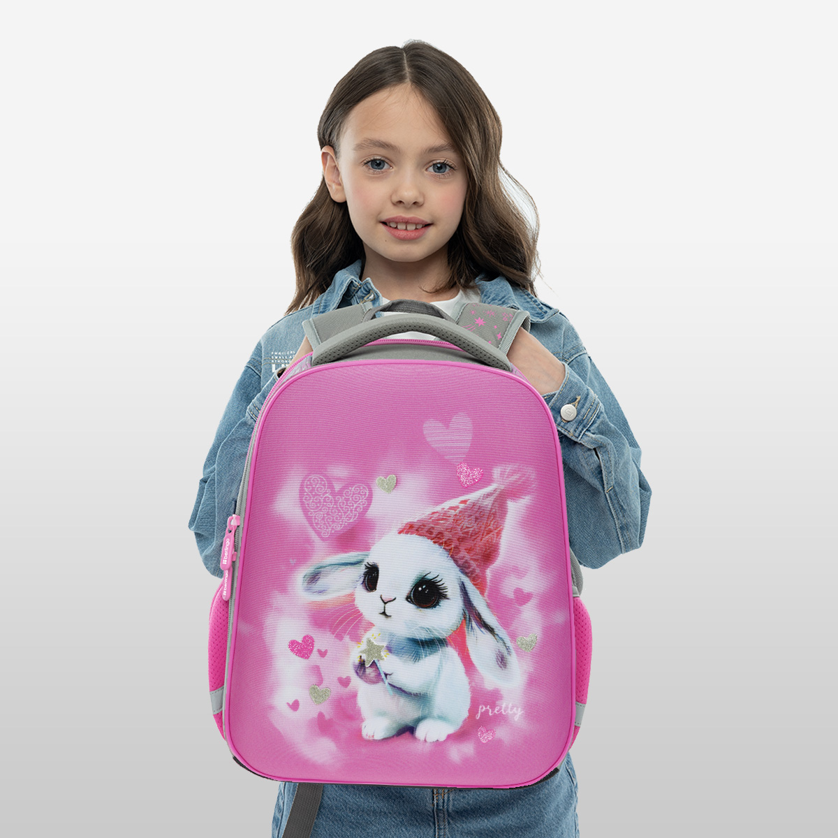 Ранец Berlingo Expert Mini «Dreamy Bunny» 36×27×14см, 2 отделения, 2 кармана, анатомическая спинка