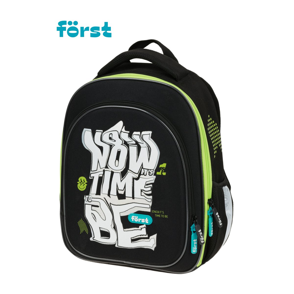 Ранец Först F-LIGHT «Be the 1st» 37×28×16см, 2 отделения, 2 кармана, анатомическая спинка