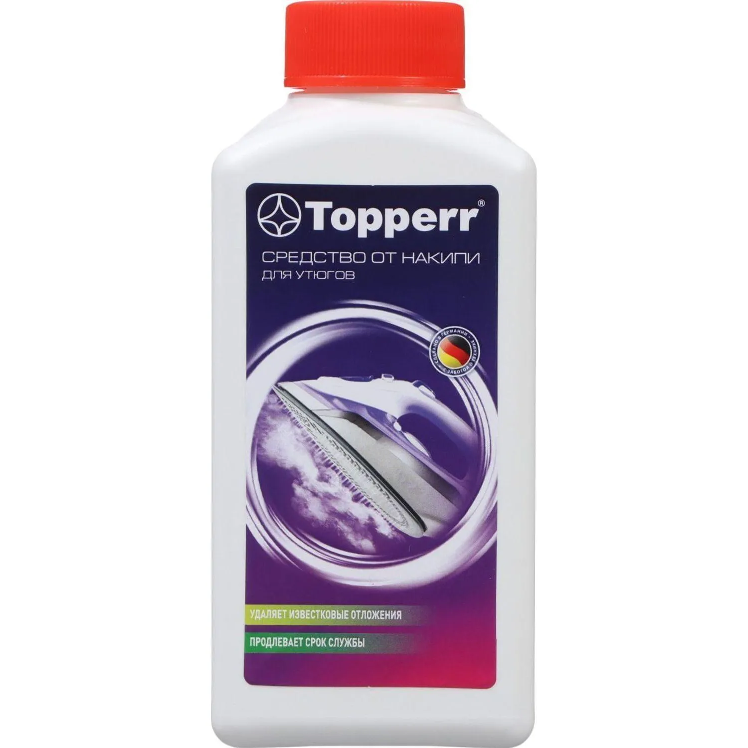 превью Средство для удаления накипи Topperr, для утюгов, 250 мл (3003)