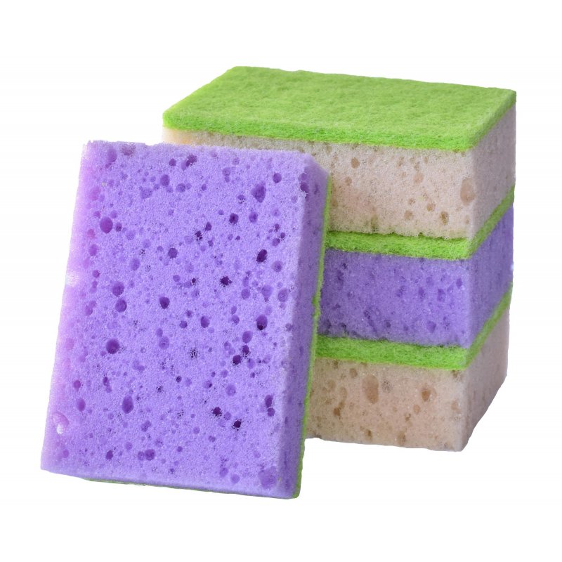 Губки для мытья посуды Master Fresh XL поролоновые 100×70×33 мм 10 штук в упаковке