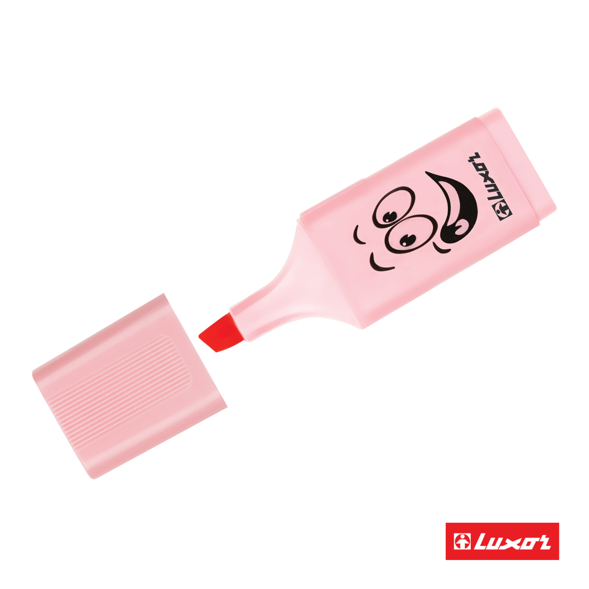 Текстовыделители Luxor «Eyeliter Pastel» пастельный розовый, 1-5мм