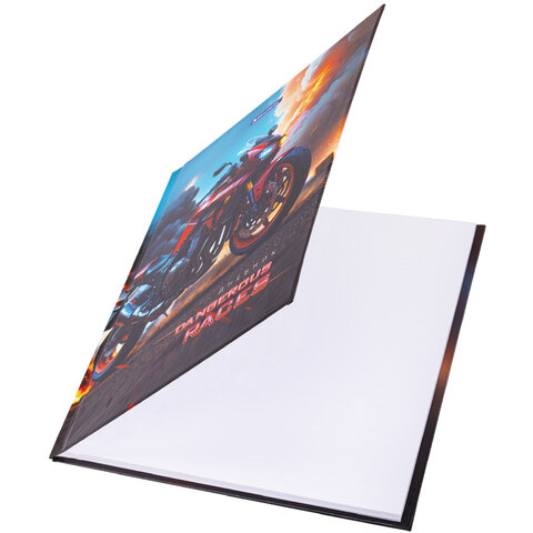 Дневник 5-11 класс 48 л., твердый, BRAUBERG, глянцевая ламинация, с подсказом, «Байк»