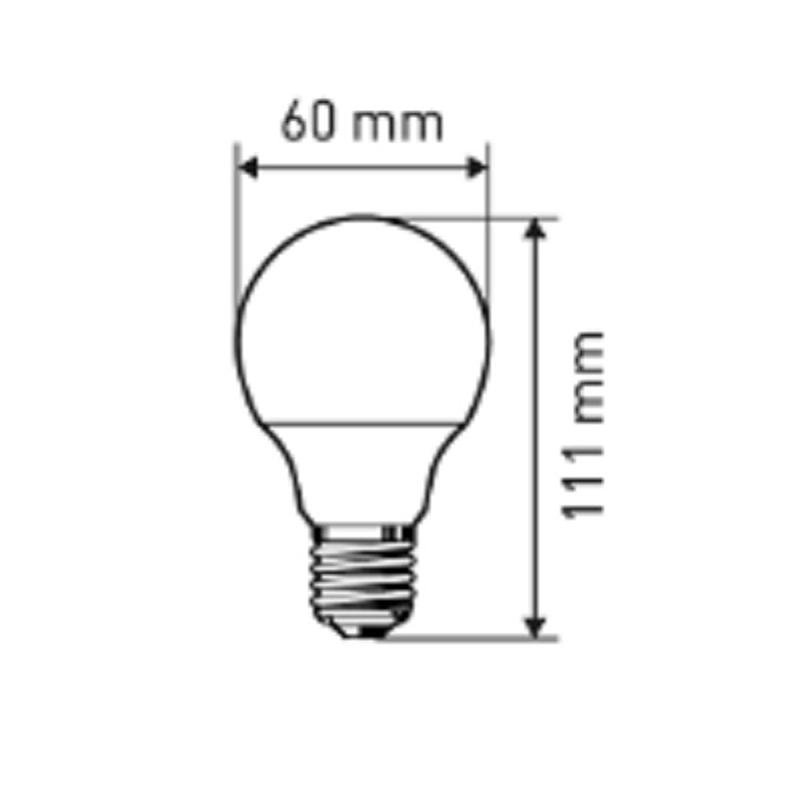Лампа ЭРА LED smd A60/65-13W-840-E27 (6/30/1440)