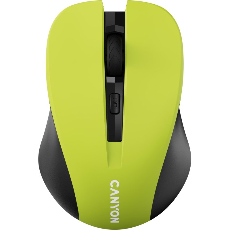 Мышь компьютерная Canyon MW-1 3Кл+колесо 800-1600dpi, Желтый (CNE-CMSW1Y)