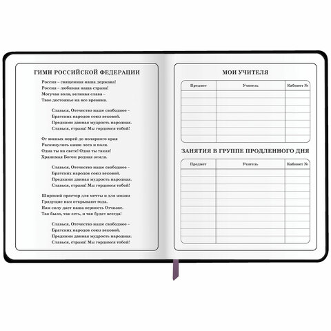 Дневник 1-4 класс 48 л., кожзам (гибкая), печать, фольга, ЮНЛАНДИЯ, «Котик»